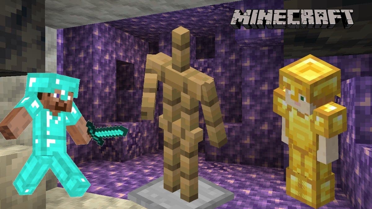 How to make an armor stand in Minecraft
